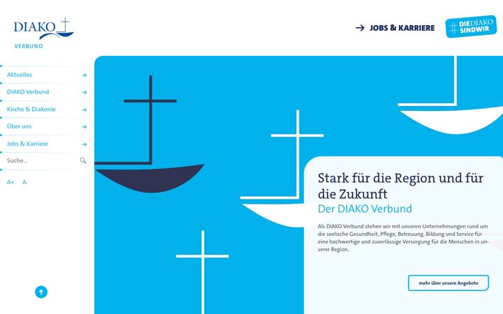 Screenshot of diako.de
