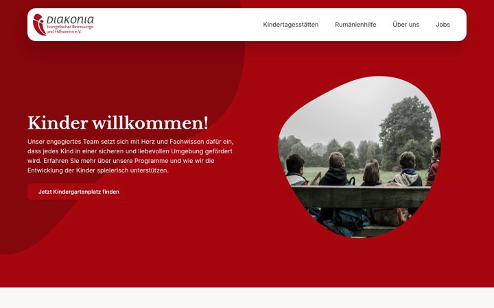 Screenshot di diakonia-ev.de