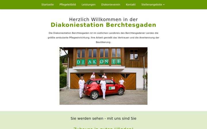 Screenshot ta' diakonie-berchtesgaden.de