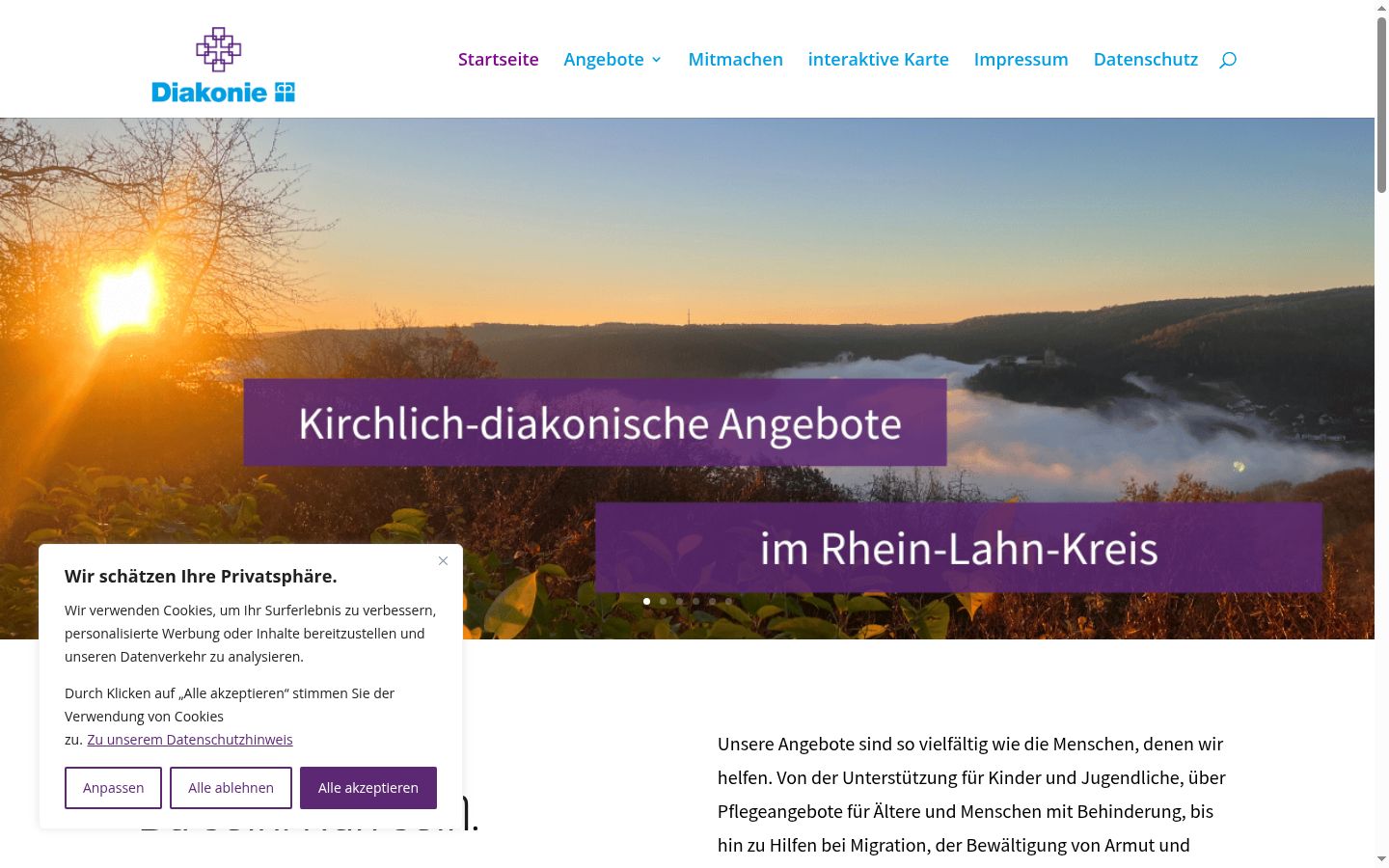 Screenshot tal-banner tal-kunsens muri qabel kwalunkwe interazzjoni