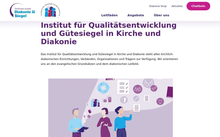 Screenshot of diakonie-iqg.de