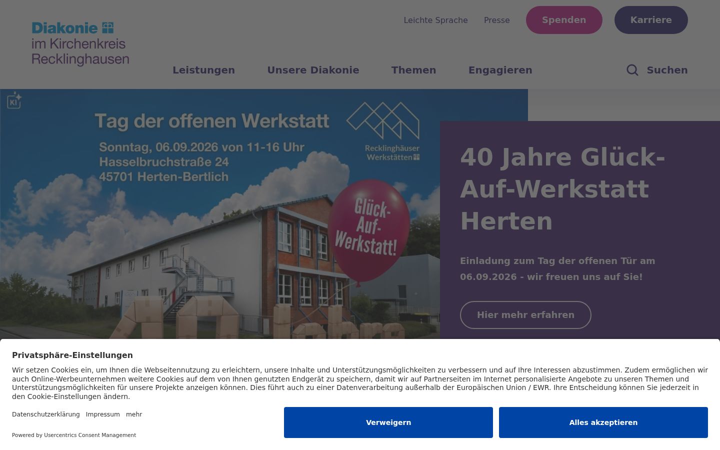 Screenshot tal-banner tal-kunsens muri qabel kwalunkwe interazzjoni