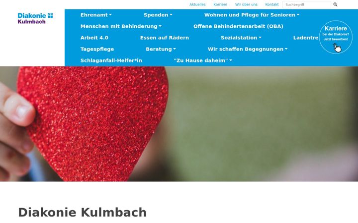 Screenshot of diakonie-kulmbach.de