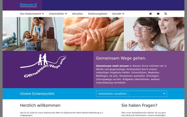 Screenshot of diakonie-oschatz-torgau.de