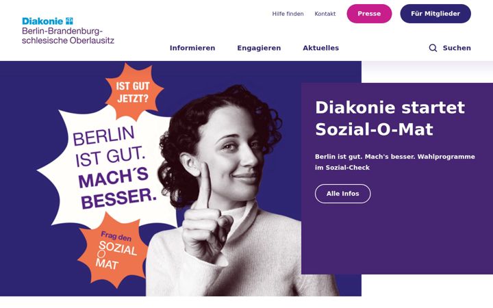 Screenshot ta' diakonie-portal.de