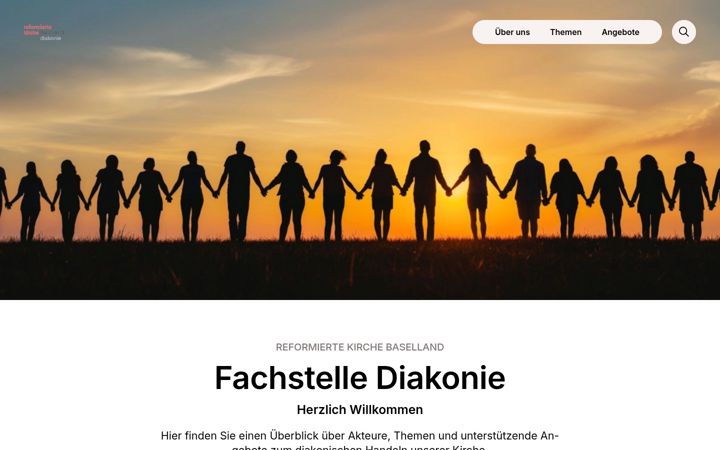 Screenshot ta' diakonie-refbl.ch