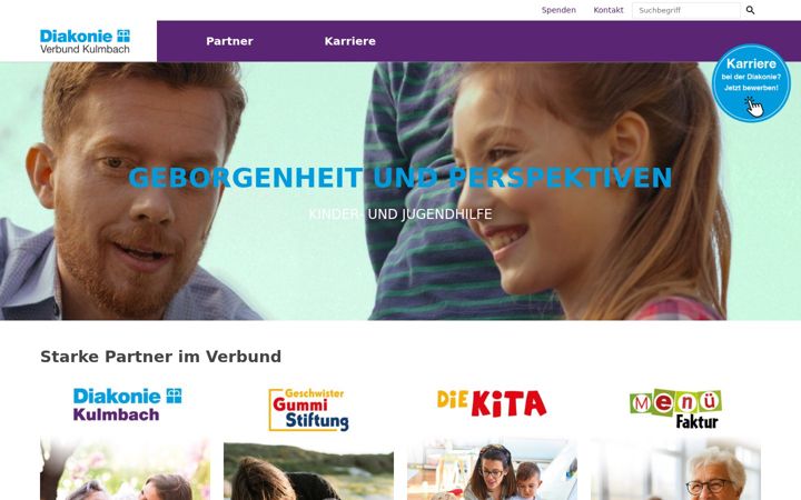Screenshot ta' diakonie-verbund-kulmbach.de