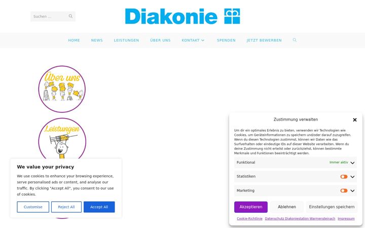 Screenshot ta' diakonie-warmensteinach.de