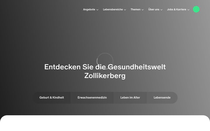 Screenshot of diakoniewerk-neumuenster.ch