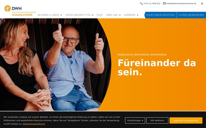 Captura de ecrã de diakonischewohnheime.de