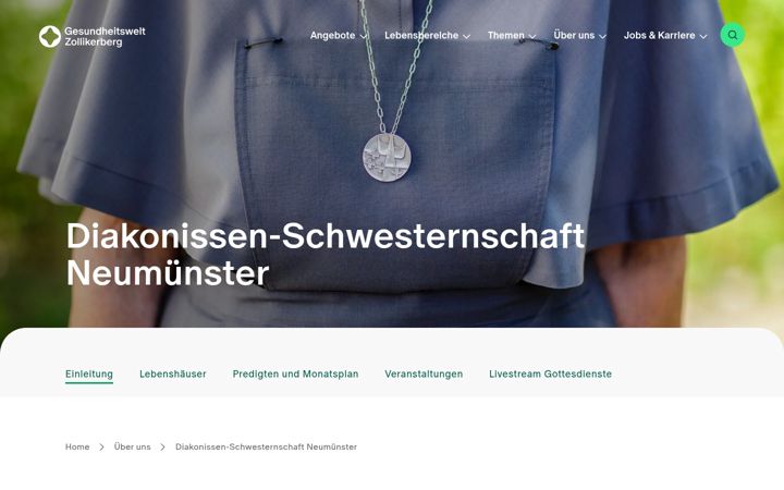 Screenshot of diakonissen-neumuenster.ch