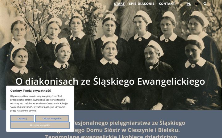 Snímek obrazovky diakonisy.pl