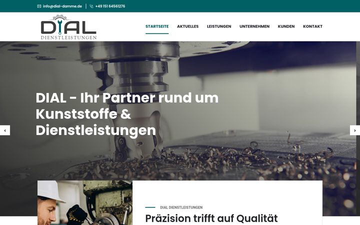 Screenshot of dial-damme.de