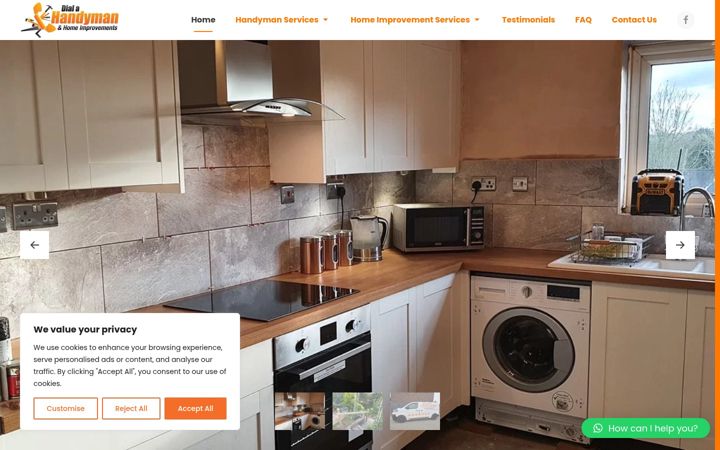 Screenshot of dialahandymanstoke.com