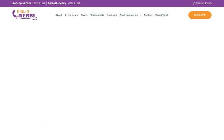 Screenshot of dialarebbi.com