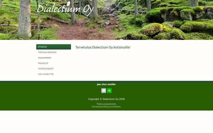 Screenshot di dialectium.fi