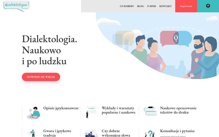 Snímek obrazovky dialektologia.pl