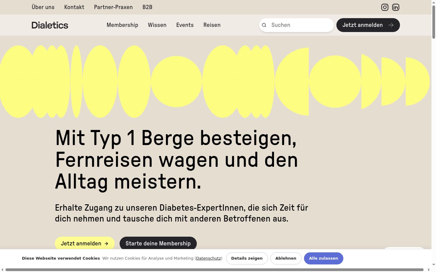 Sutikimo reklamjuostės, rodytos prieš bet kokią sąveiką, ekrano kopija