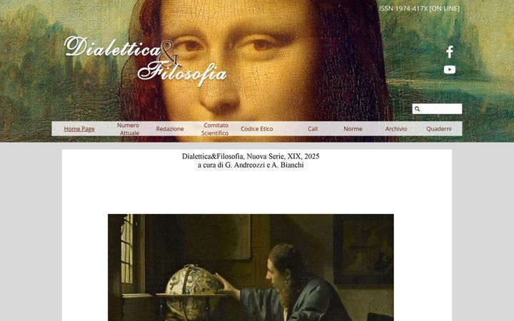 Screenshot of dialetticaefilosofia.it