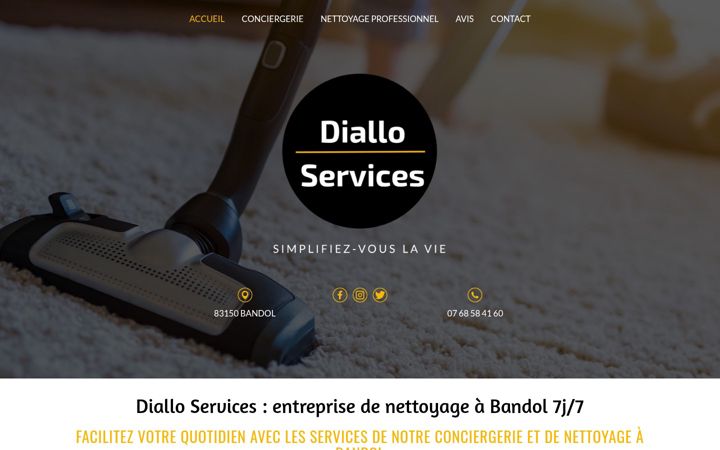 Screenshot of diallo-services.fr