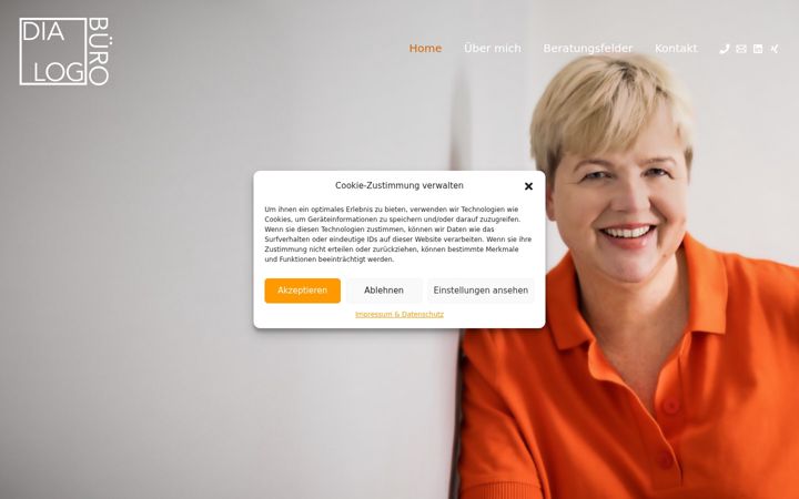 Snímek obrazovky dialog-buero.de