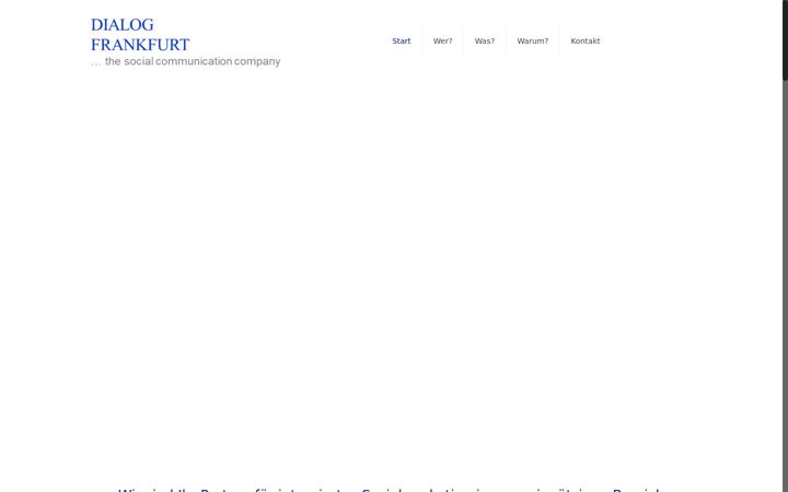 Screenshot of dialog-frankfurt.de