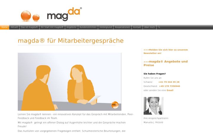 Screenshot of dialog-mit-magda.com