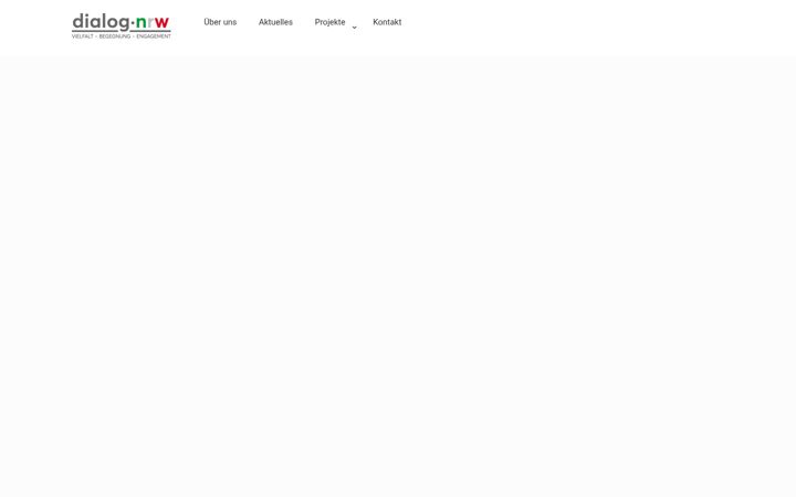 Screenshot von dialog-nrw.de