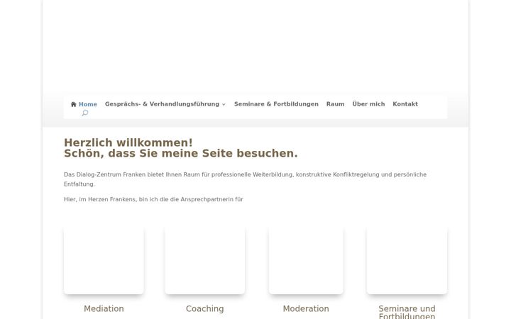 Screenshot of dialog-zentrum-franken.de