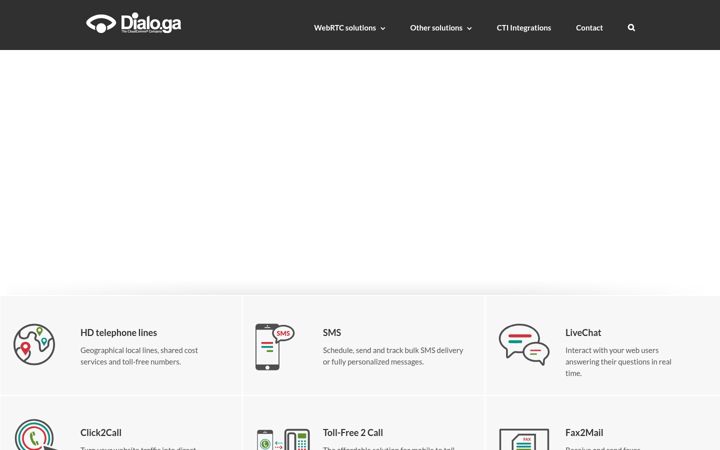 Screenshot of dialoga.io