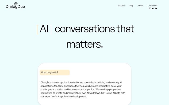 Screenshot of dialogduo.com
