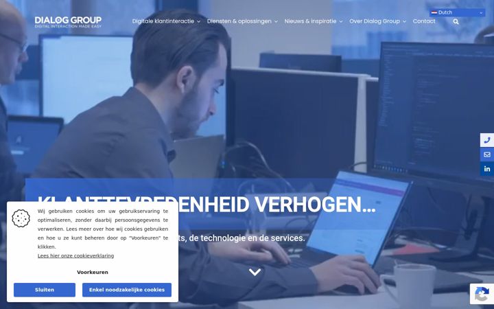 Screenshot of dialoggroup.eu