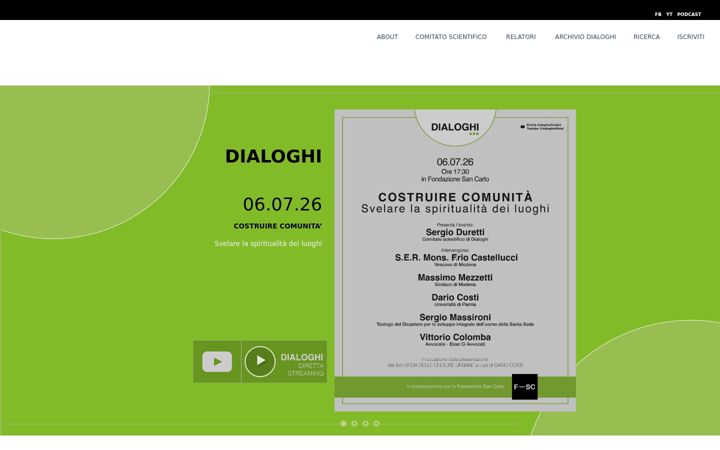Screenshot von dialoghiofficial.it