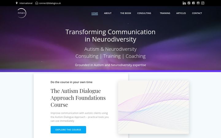 Screenshot of dialogica.uk