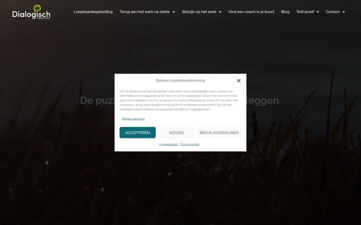 Screenshot of dialogisch.be