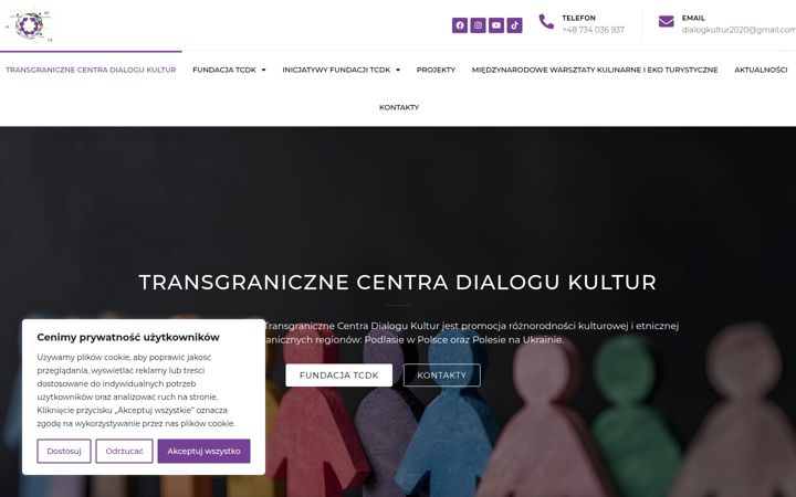 Snímek obrazovky dialogkultur.org.pl