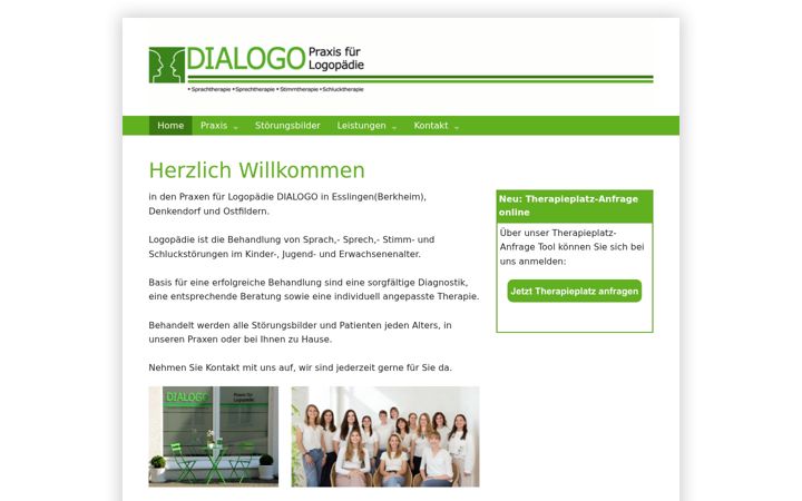 Zrzut ekranu dialogo-esslingen.de