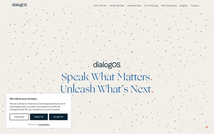Screenshot of dialogos.com