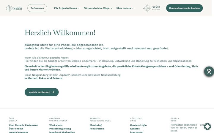 Screenshot of dialogtour.de