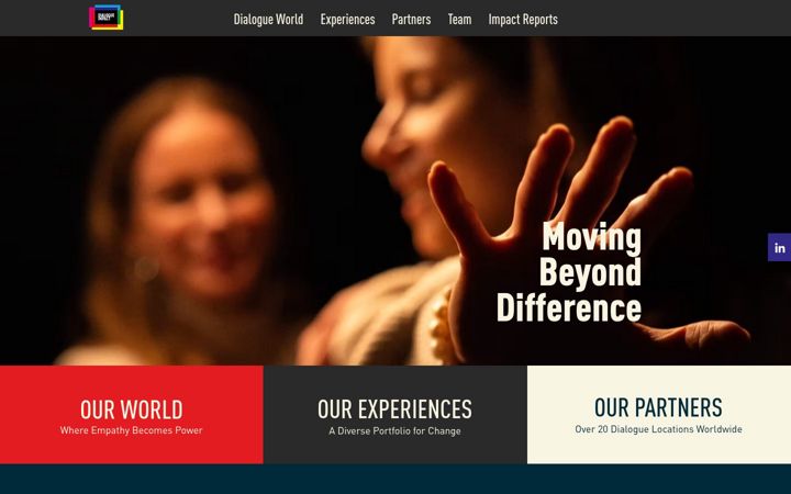 Screenshot of dialogue-impact.com