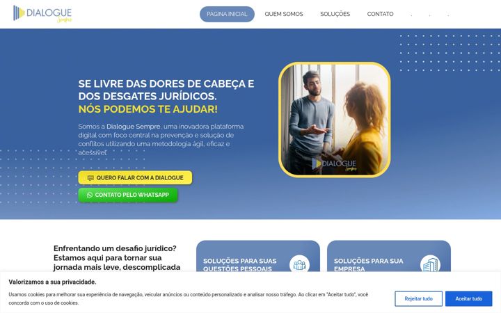 Screenshot of dialoguesempre.com