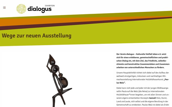 Screenshot of dialogus-exhibition.de