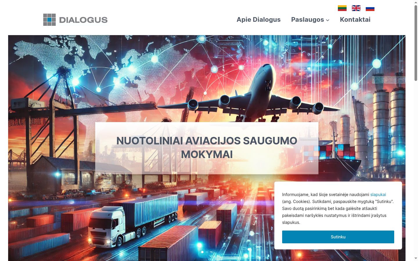 Screenshot tal-banner tal-kunsens muri qabel kwalunkwe interazzjoni