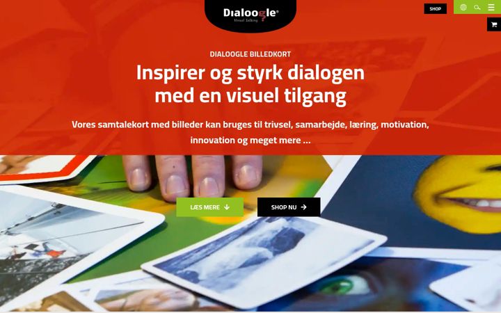 Screenshot of dialoogle.dk