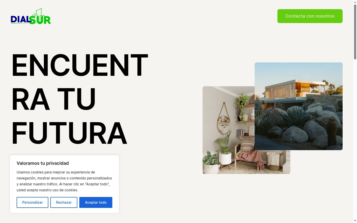 Ekrānuzņēmums ar piekrišanas baneri, kas tika rādīts pirms jebkādas mijiedarbības