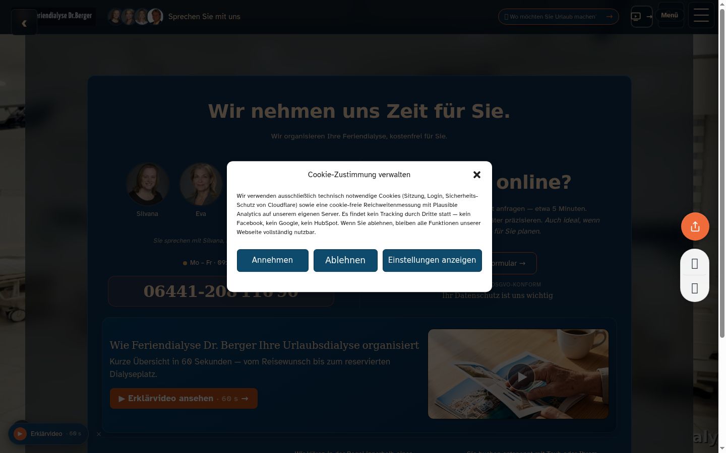 Sutikimo reklamjuostės, rodytos prieš bet kokią sąveiką, ekrano kopija