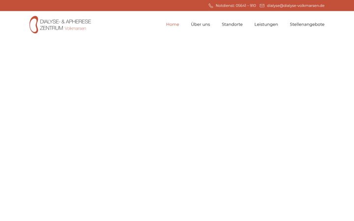 Screenshot of dialyse-volkmarsen.de