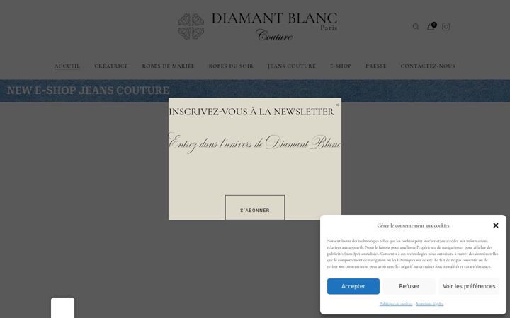 Екранна снимка на diamant-blanc.fr