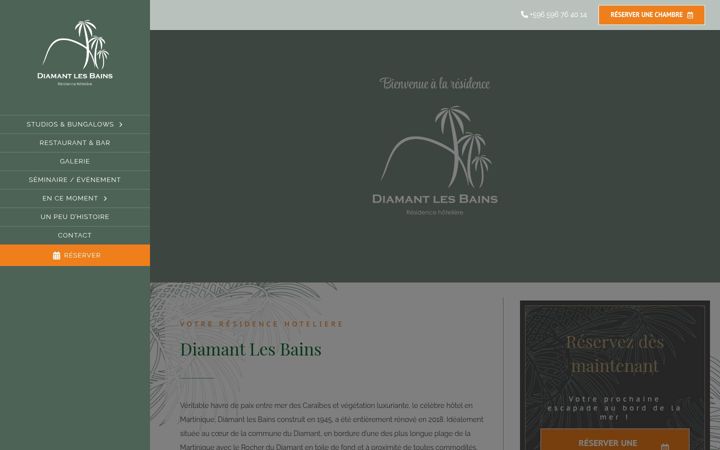 Screenshot of diamant-les-bains.fr