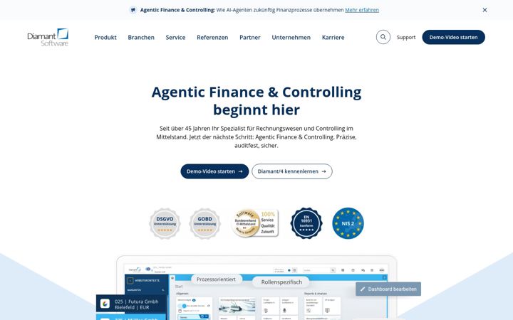 Screenshot di diamant-software.de